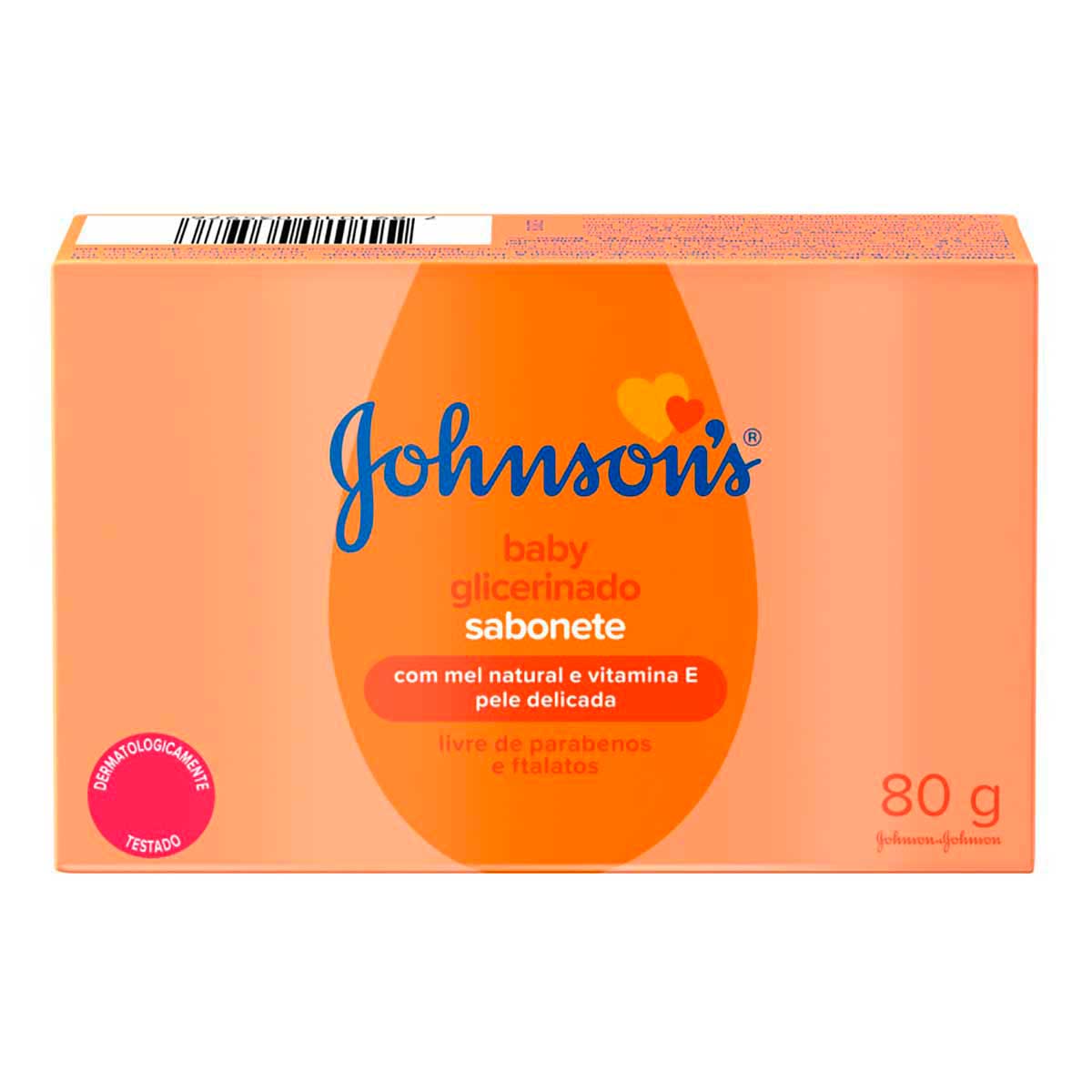 Sabonete em Barra Infantil Johnson&apos;s Baby Glicerina 80g