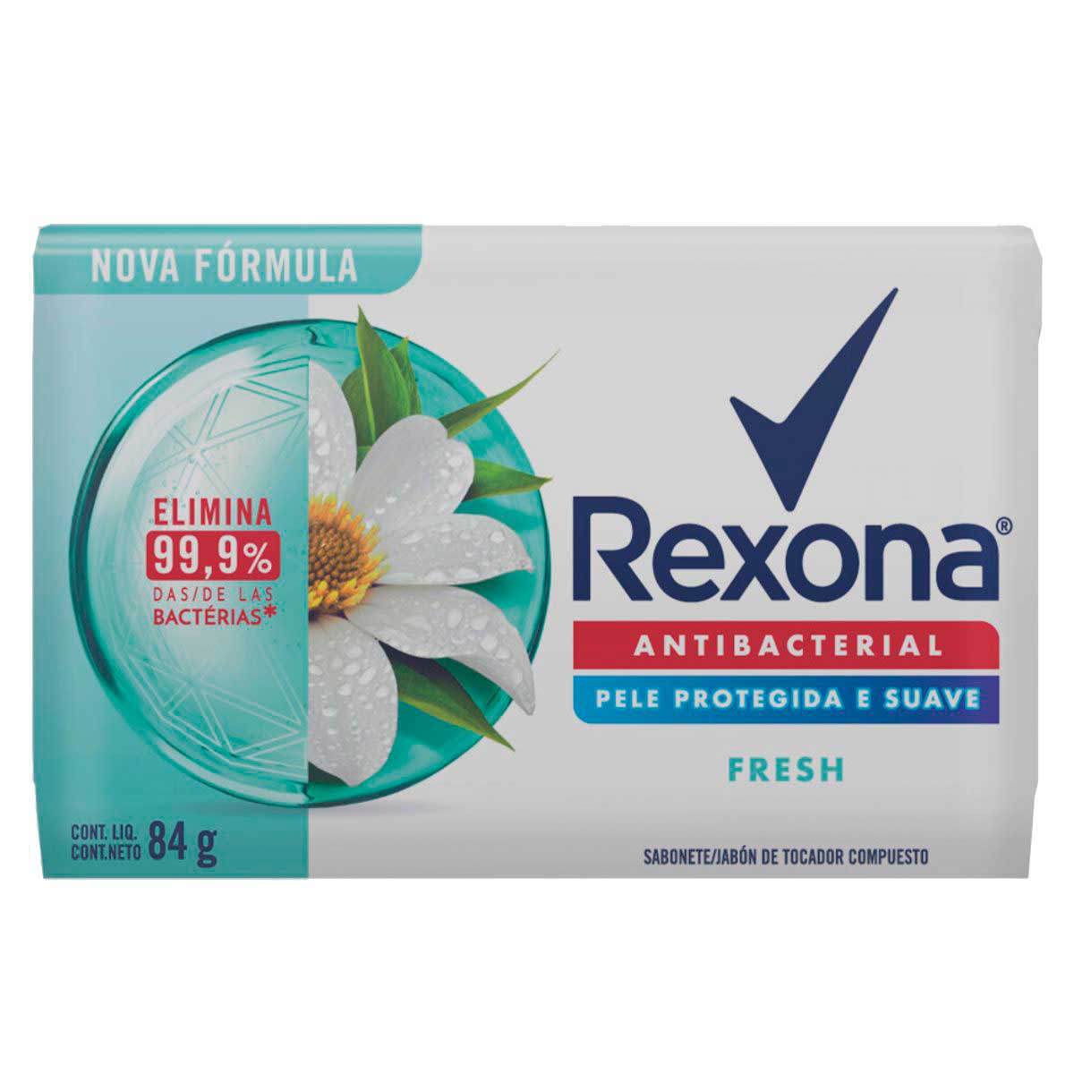 Sabonete em Barra Rexona Antibacterial Fresh  84g