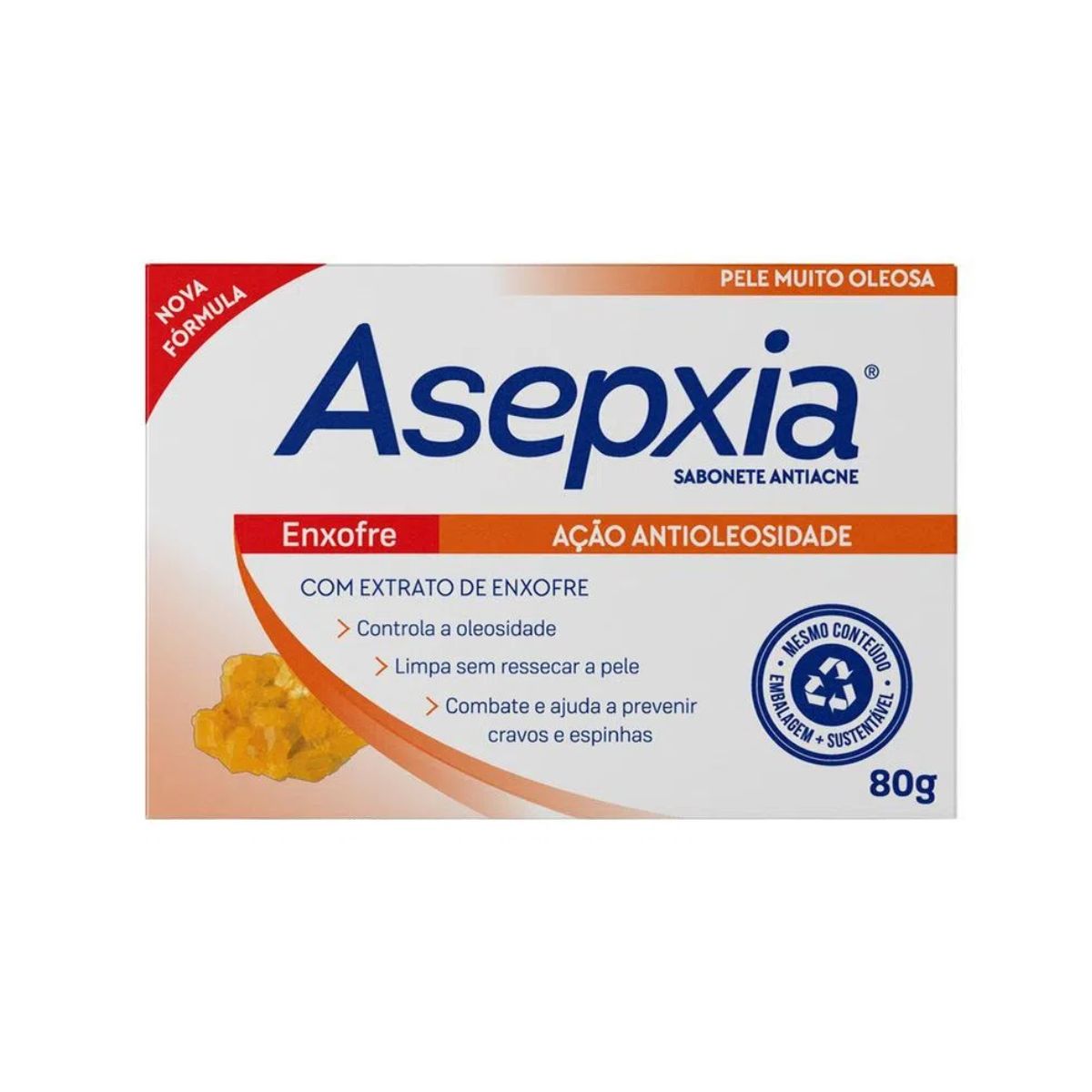 Sabonete em Barra Asepxia Enxofre 80 g