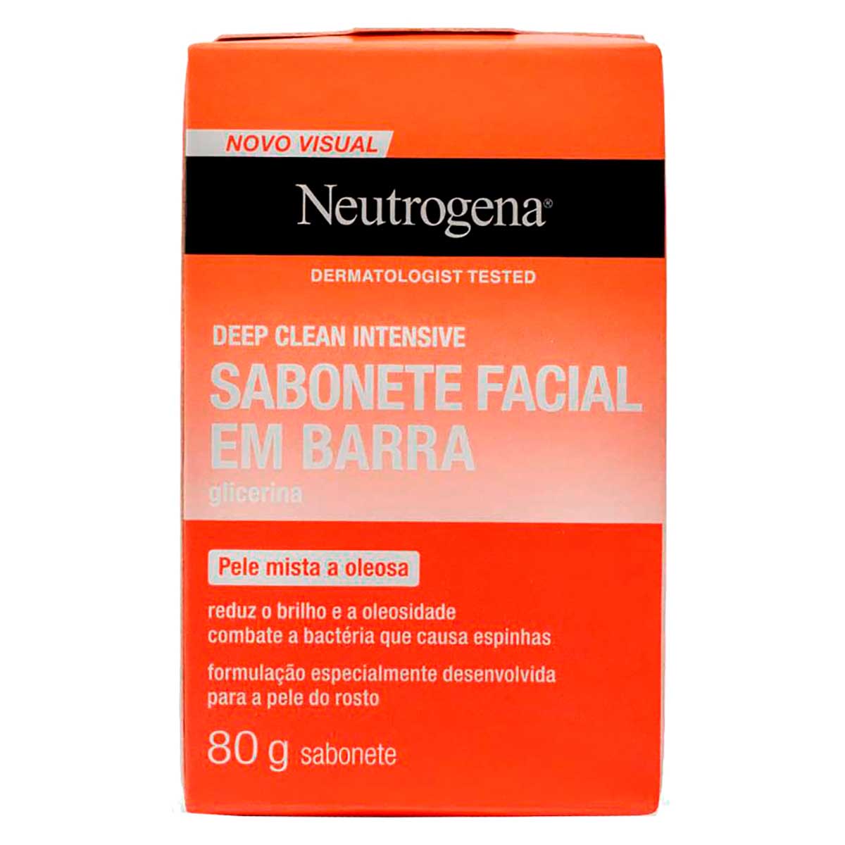 Sabonete Facial em Barra Neutrogena Deep Clean Intensive 80g