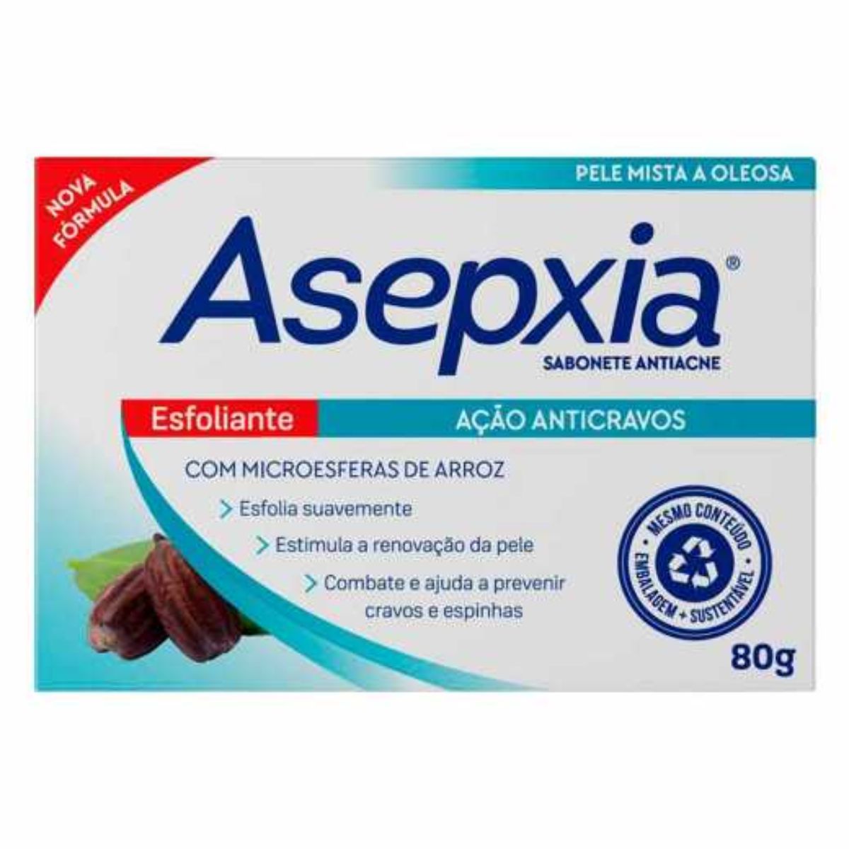 Sabonete Asepxia Esfoliante 80 g