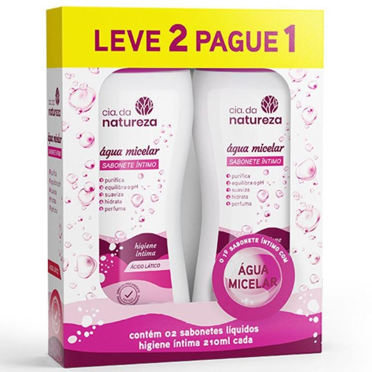 Sabonete Intimo Liquido Cia Natureza Mice 210 ml