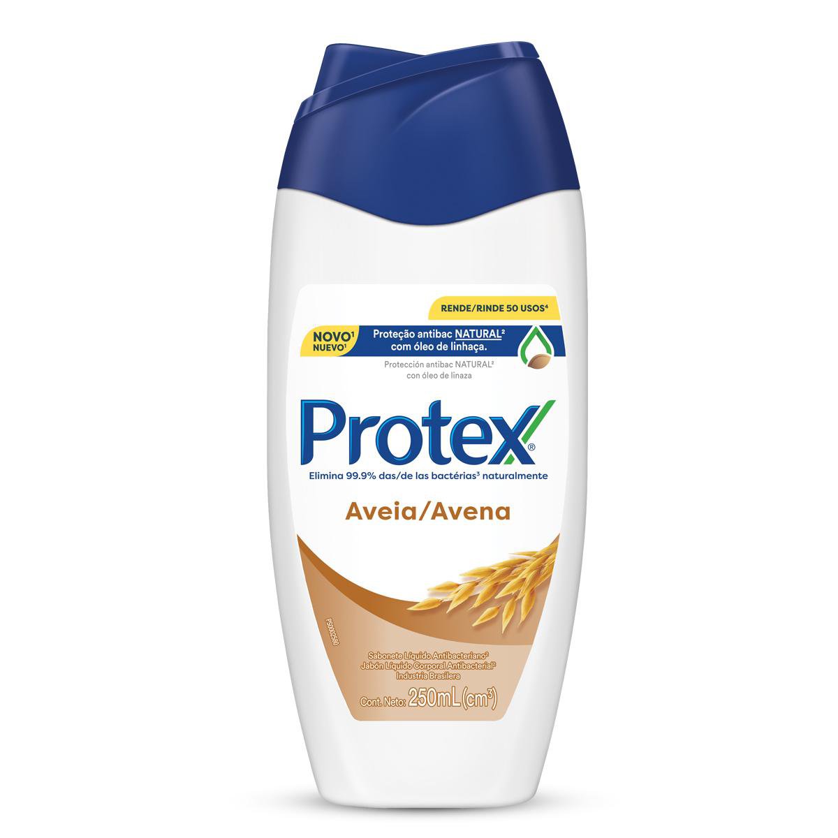 Sabonete Líquido Antibacteriano para Corpo Protex Aveia 250ml Sabonete Líquido para Corpo