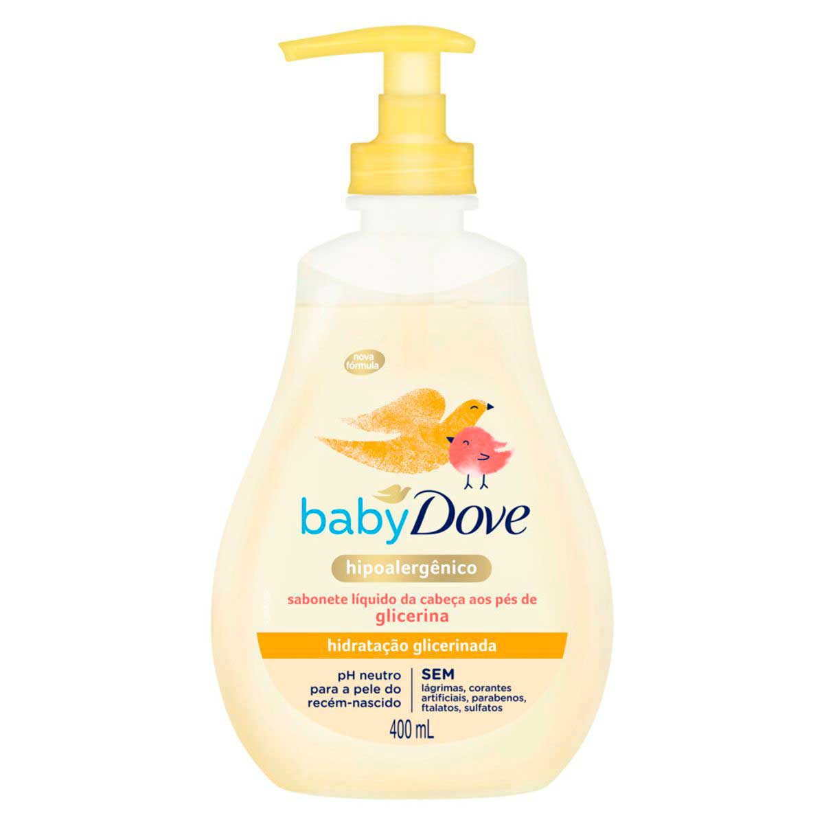 Sabonete Líquido Baby Dove Hidratação Glicerinada 400ml