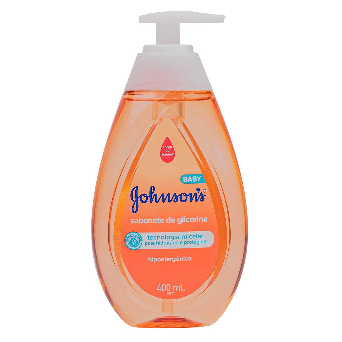 Sabonete Líquido de Glicerina da Cabeça aos Pés Johnson&apos;s Baby 400 ml