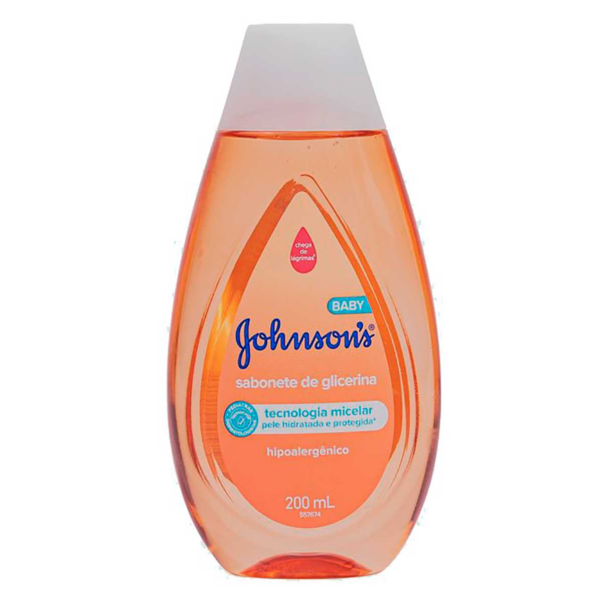 Sabonete Líquido Infantil Johnson&apos;s Baby Glicerina Da Cabeça Aos Pés 200mL