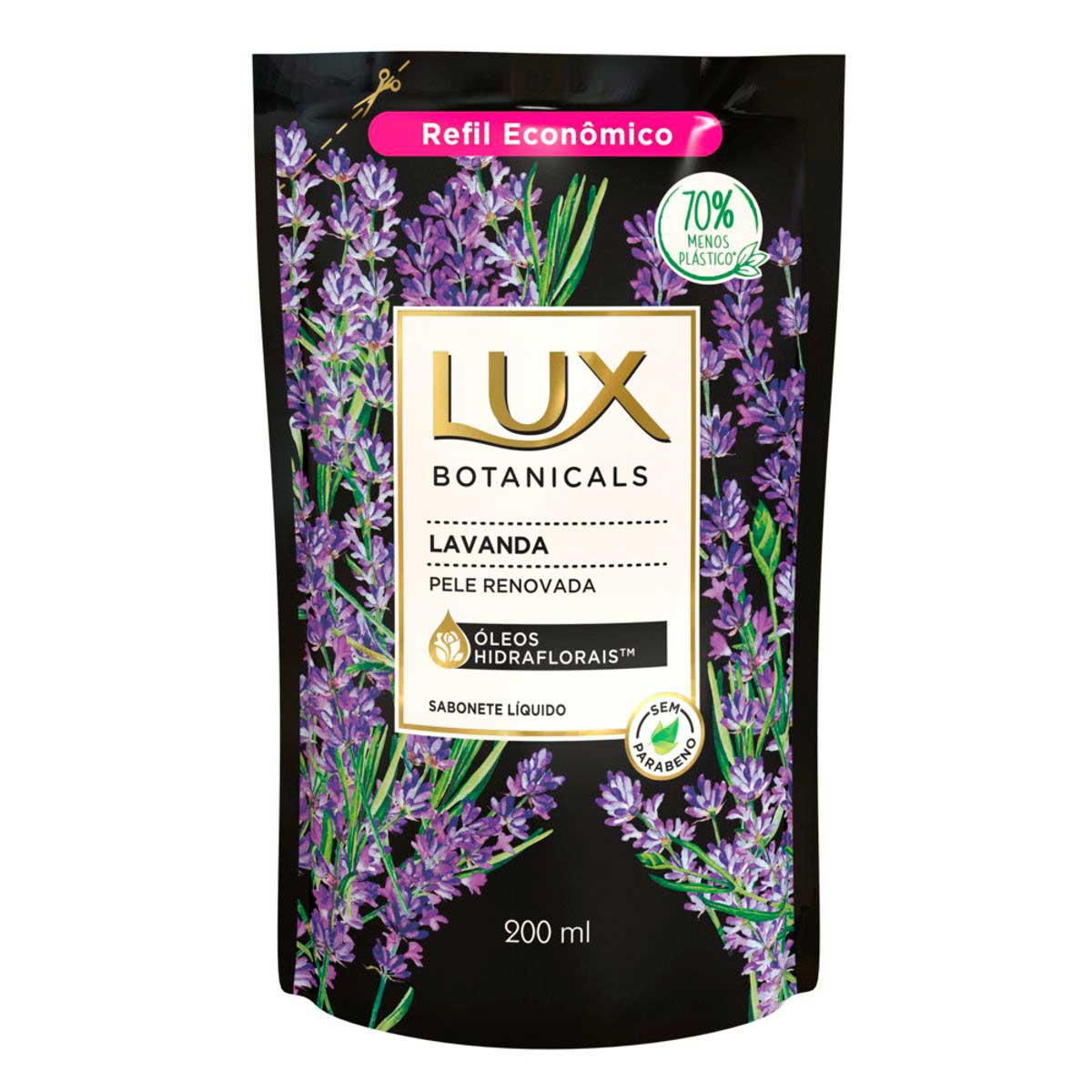 Sabonete Liquido Lux Botanicals Lavanda 200ml Refil