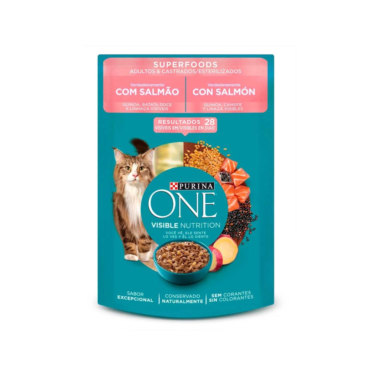 Sachê Para Gato One Wet Superfood com 85 g Purina