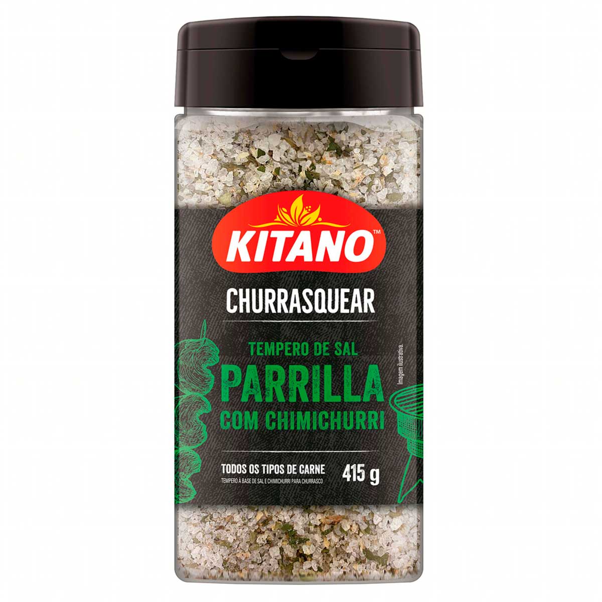 Sal de Parrilla com Chimichurri Kitano Churrasquear 415g