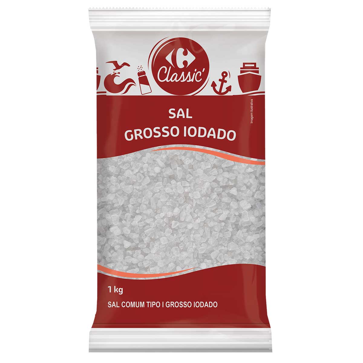 Sal Grosso Carrefour 1Kg