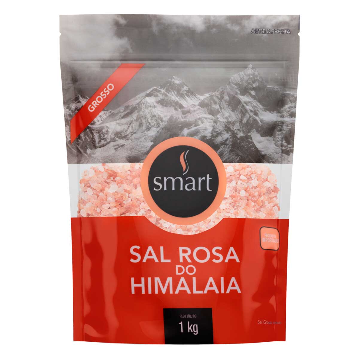 Sal Rosa do Himalaia Grosso Smart 1Kg