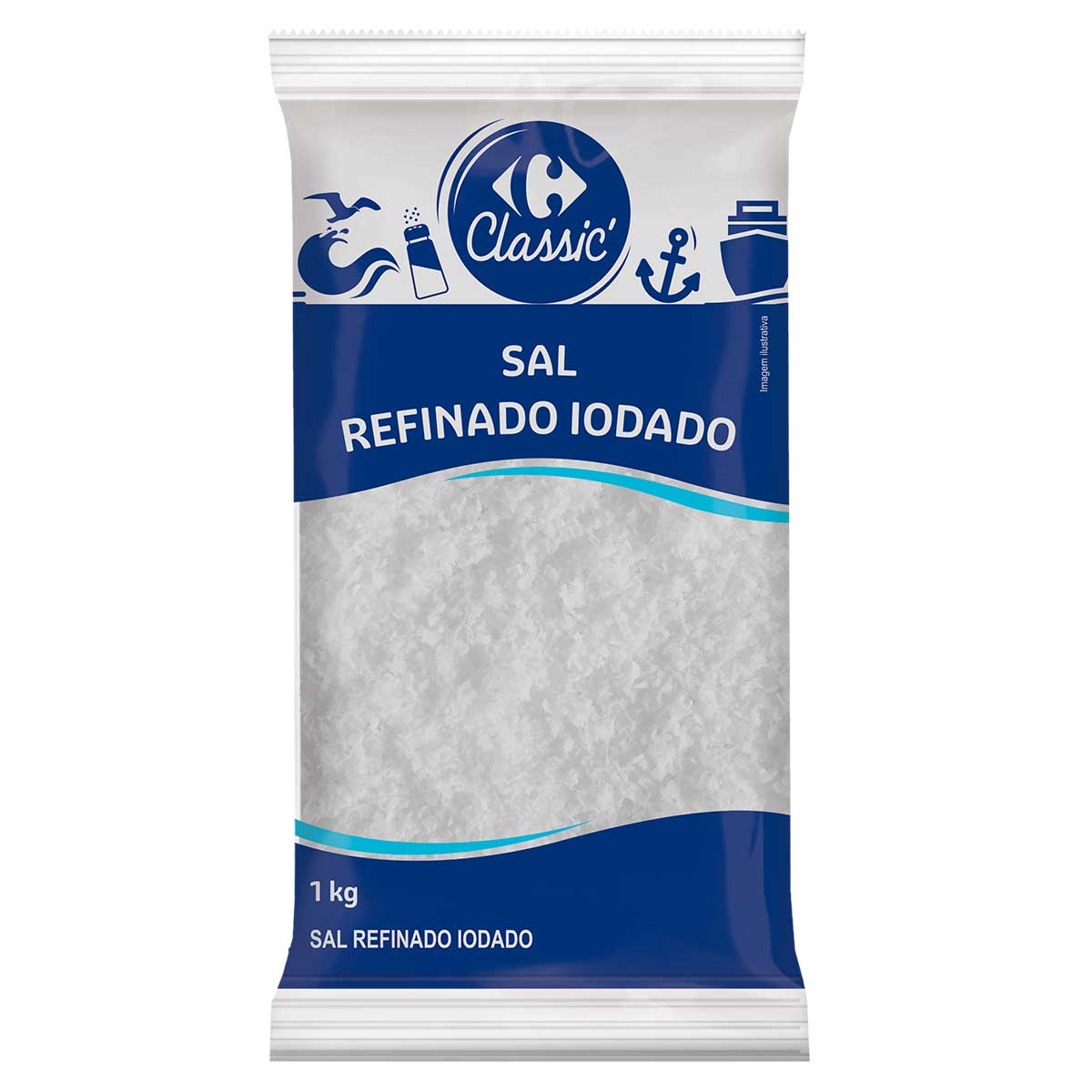 Sal Refinado Carrefour 1Kg