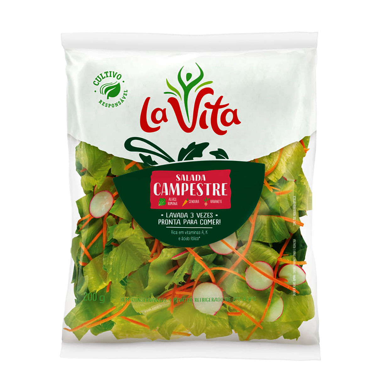 Salada Campestre La Vita 200 g