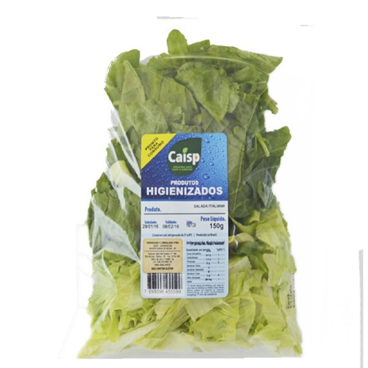 Salada Italiana Higienizada Caisp 170 g