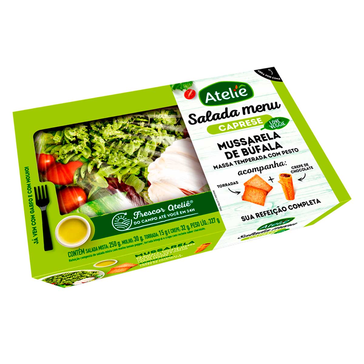 Salada Menu Caprese Ateliê 327 g