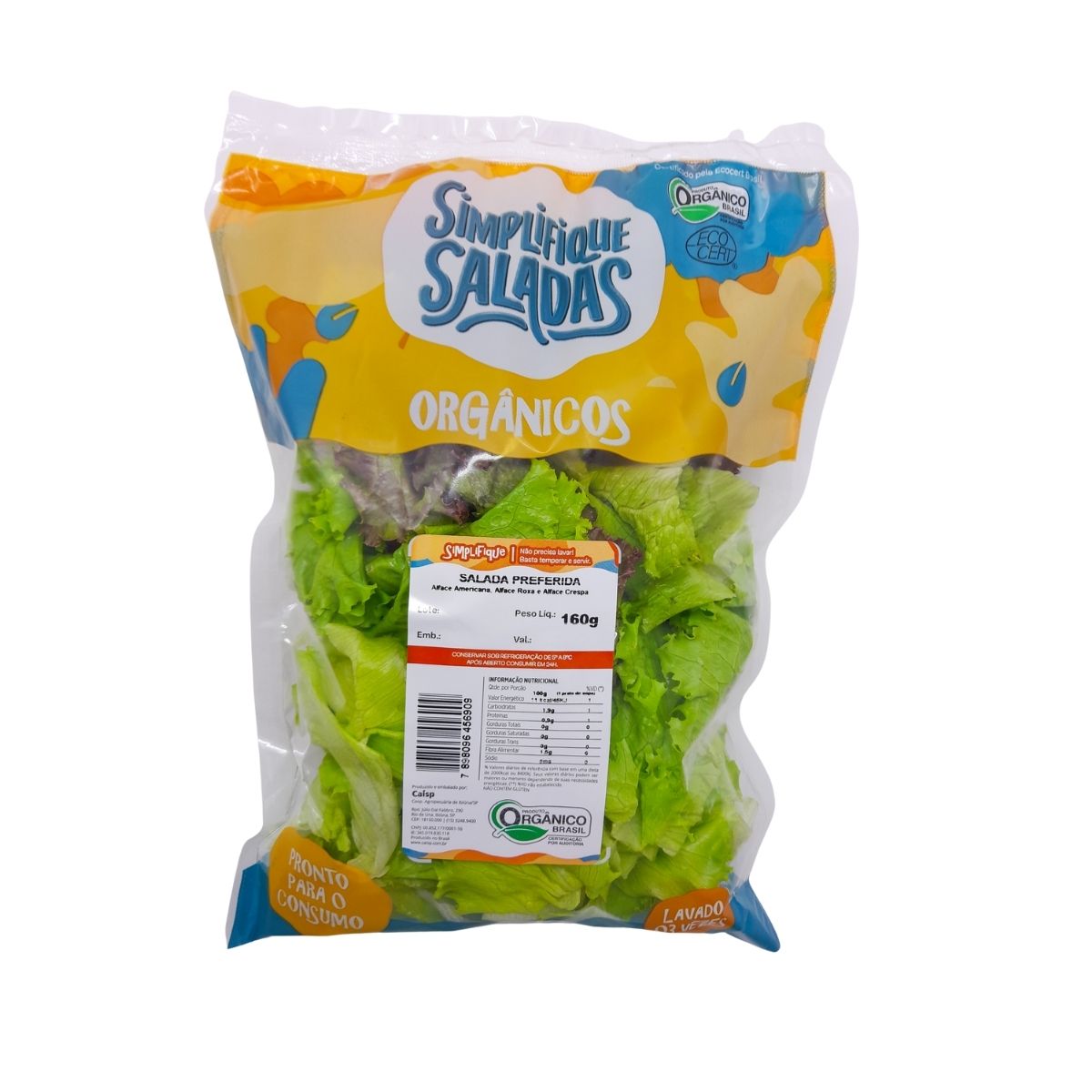 Salada Preferida Orgânico Hig Caisp 160 g