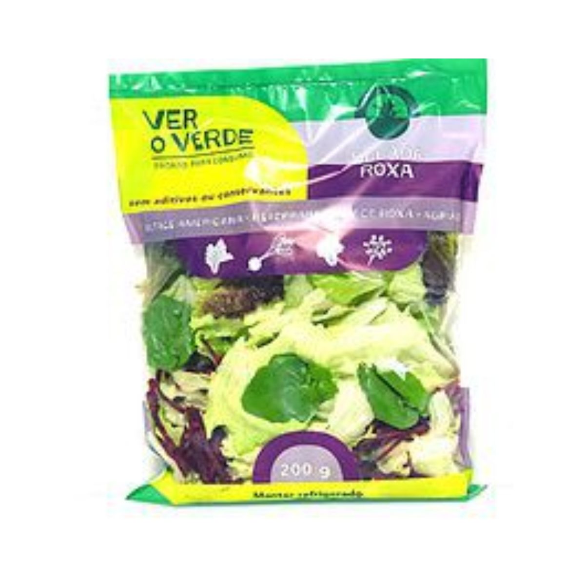 Salada Verdureira Roxa Vero Ver o Verde 200 g