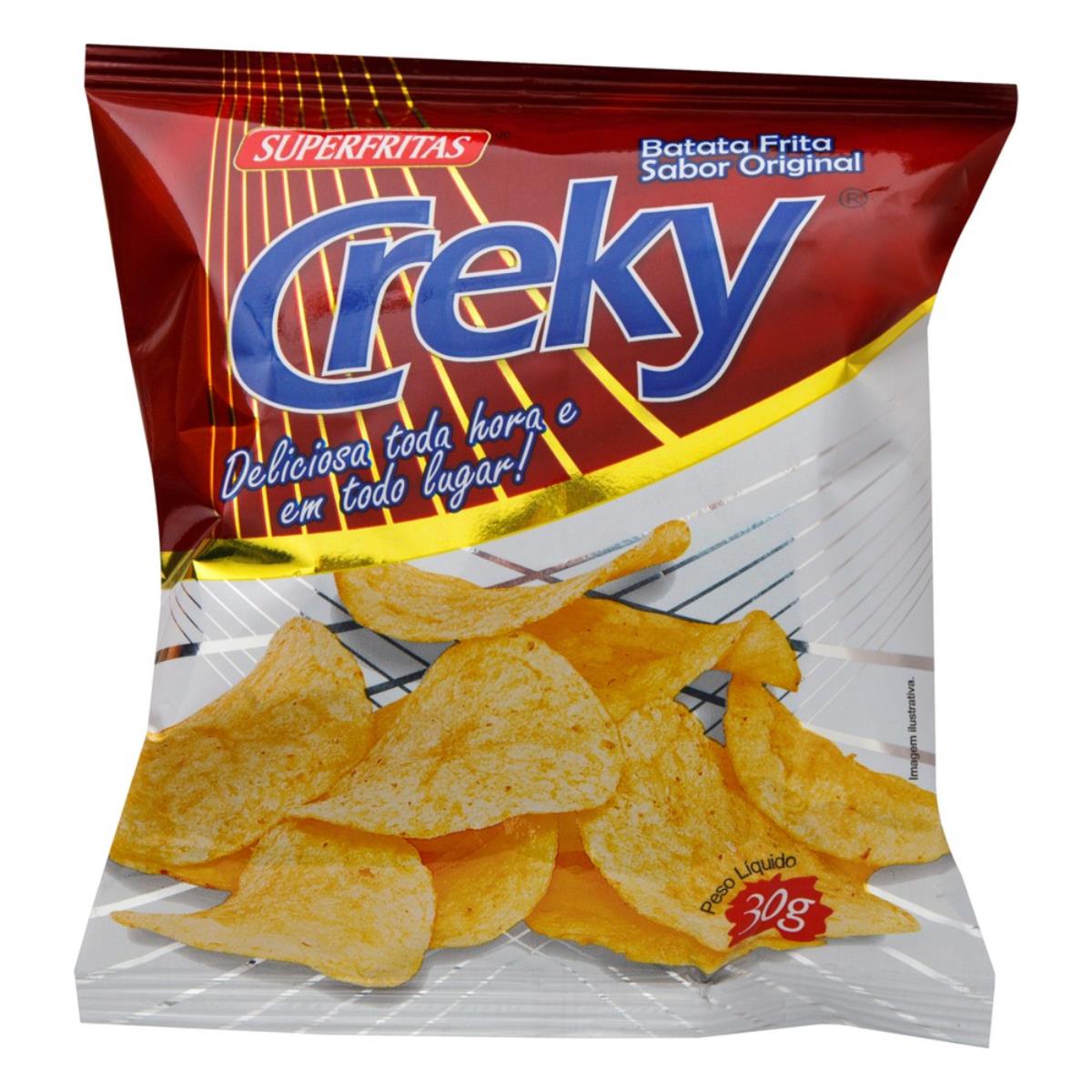 Salgadinho Batata Creky Pacote 30 g