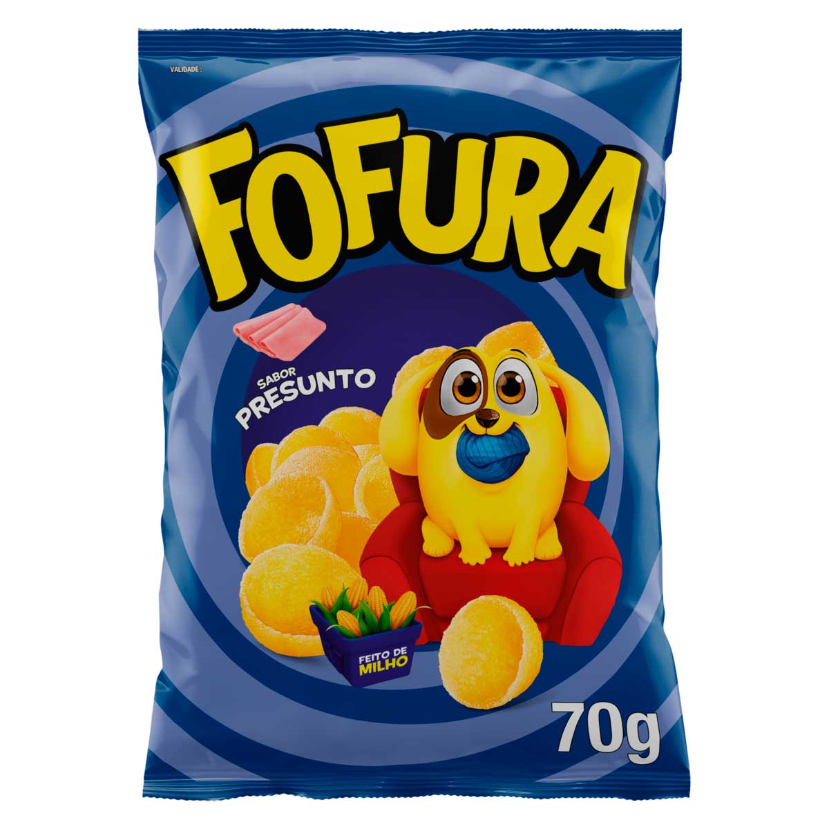 Salgadinho de Milho Sabor Presunto Fofura 70g