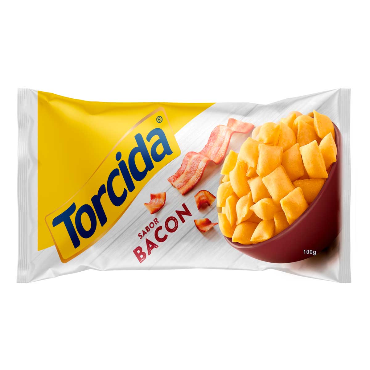 Salgadinho de Trigo Torcida Sabor Bacon 100g