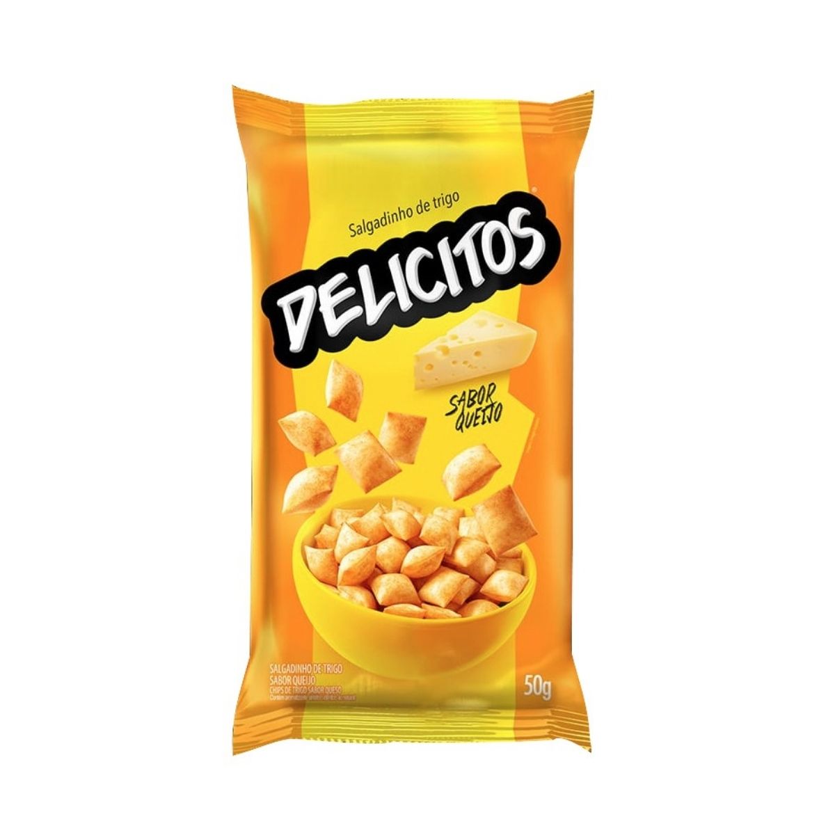 Salgadinho de Trigo Queijo Delicitos 50 g