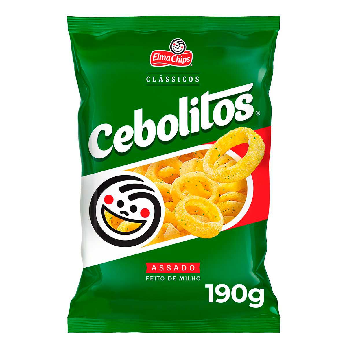 Salgadinho Cebola Elma Chips Cebolitos 190g