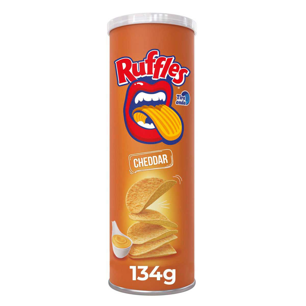 Salgadinho De Batata Sabor Chedar Ruffles Elma Chips 134g