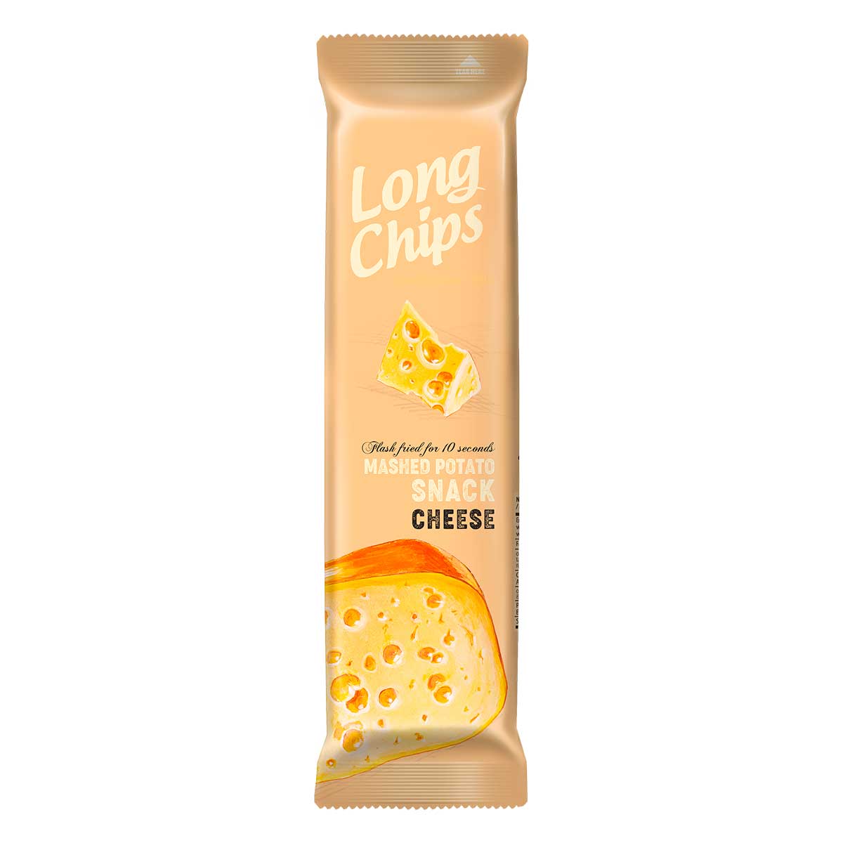 Salgadinho de Batata Sabor Queijo Long Chips Pacote 75g