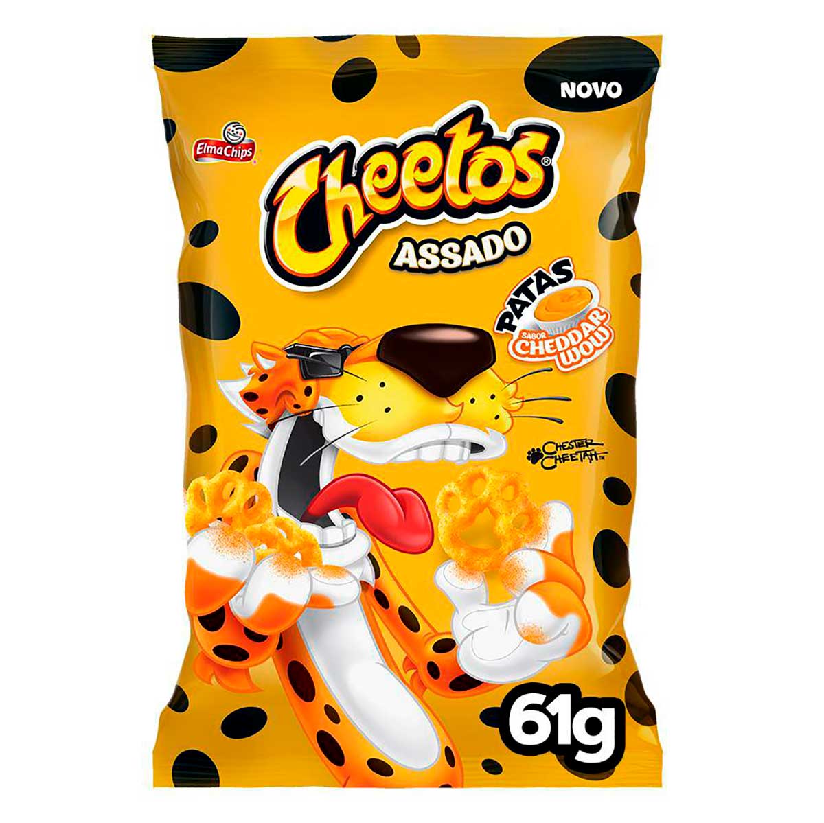 Salgadinho de Cheddar Cheetos Patas 61g