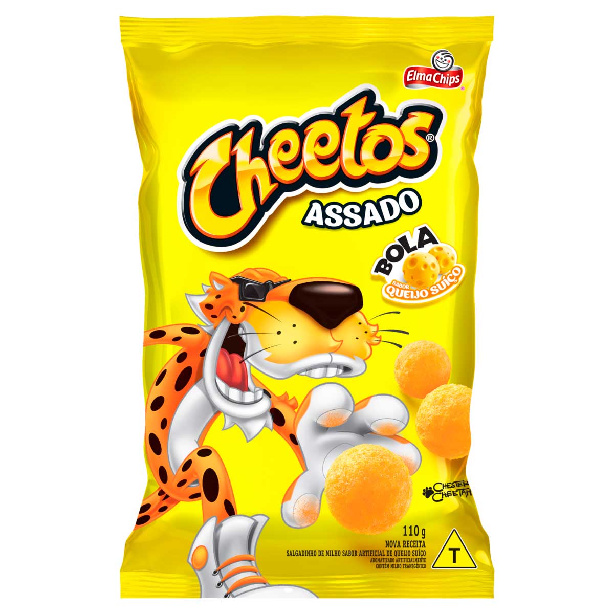 Salgadinho de Milho Assado Bola Sabor Queijo Suíço Cheetos 110g