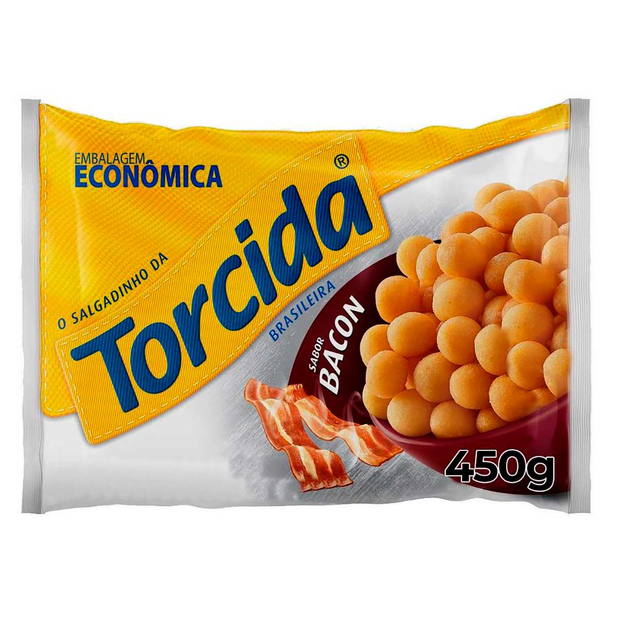 Salgadinho de Trigo Bacon Torcida Embalagem Econômica 450 g