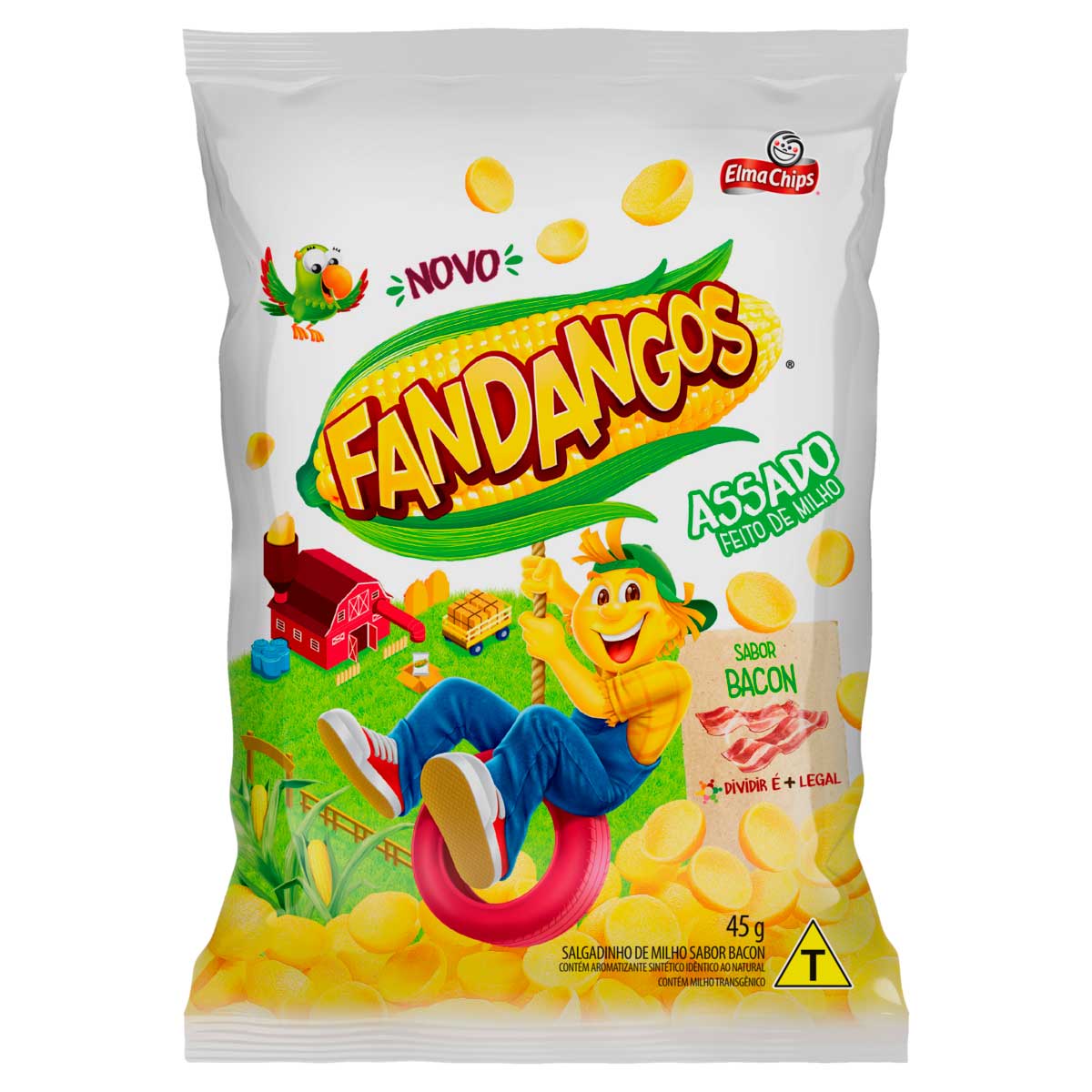 Salgadinho de Milho Sabor Bacon Fandangos 45g