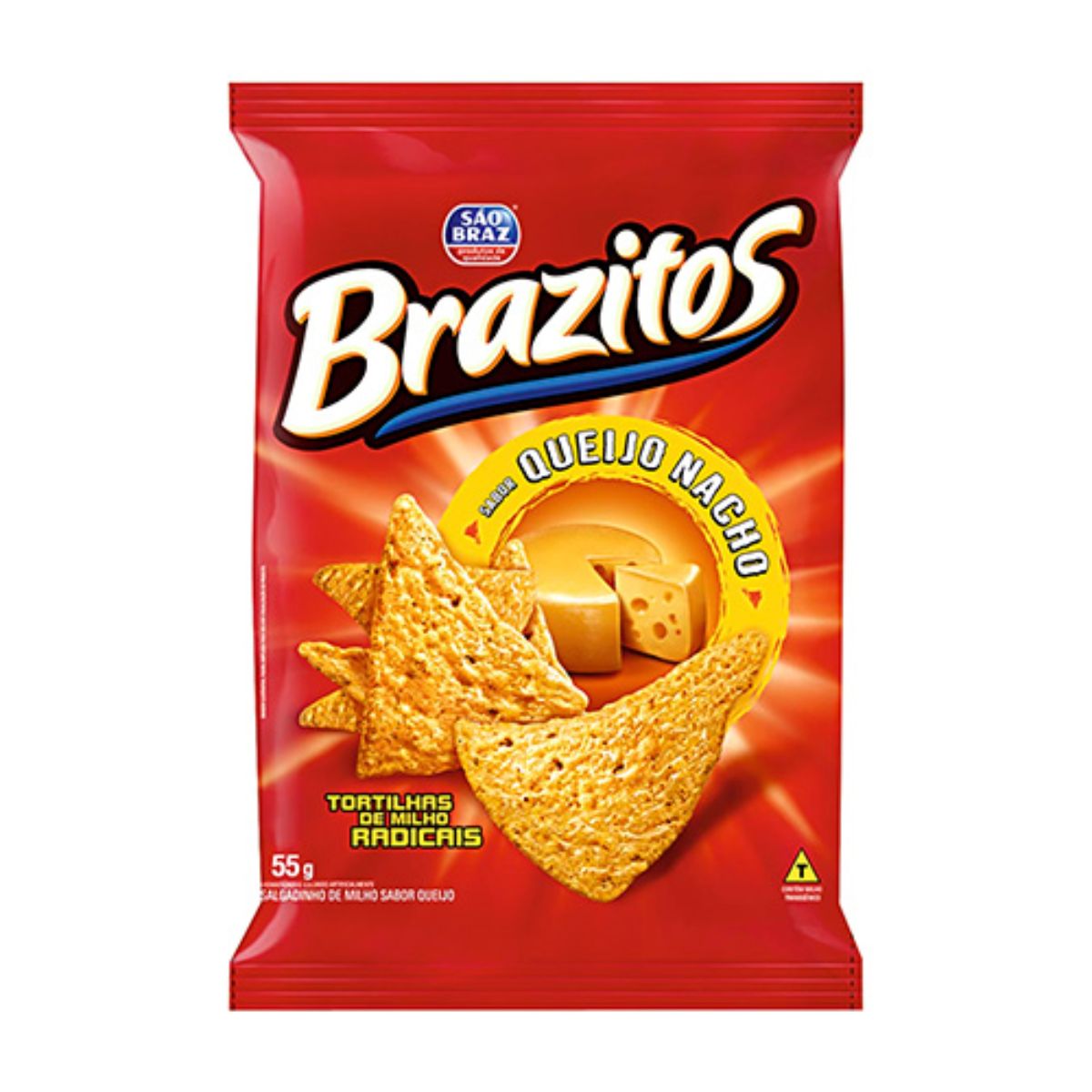 Salgadinho Brazitos Queijo 55 g