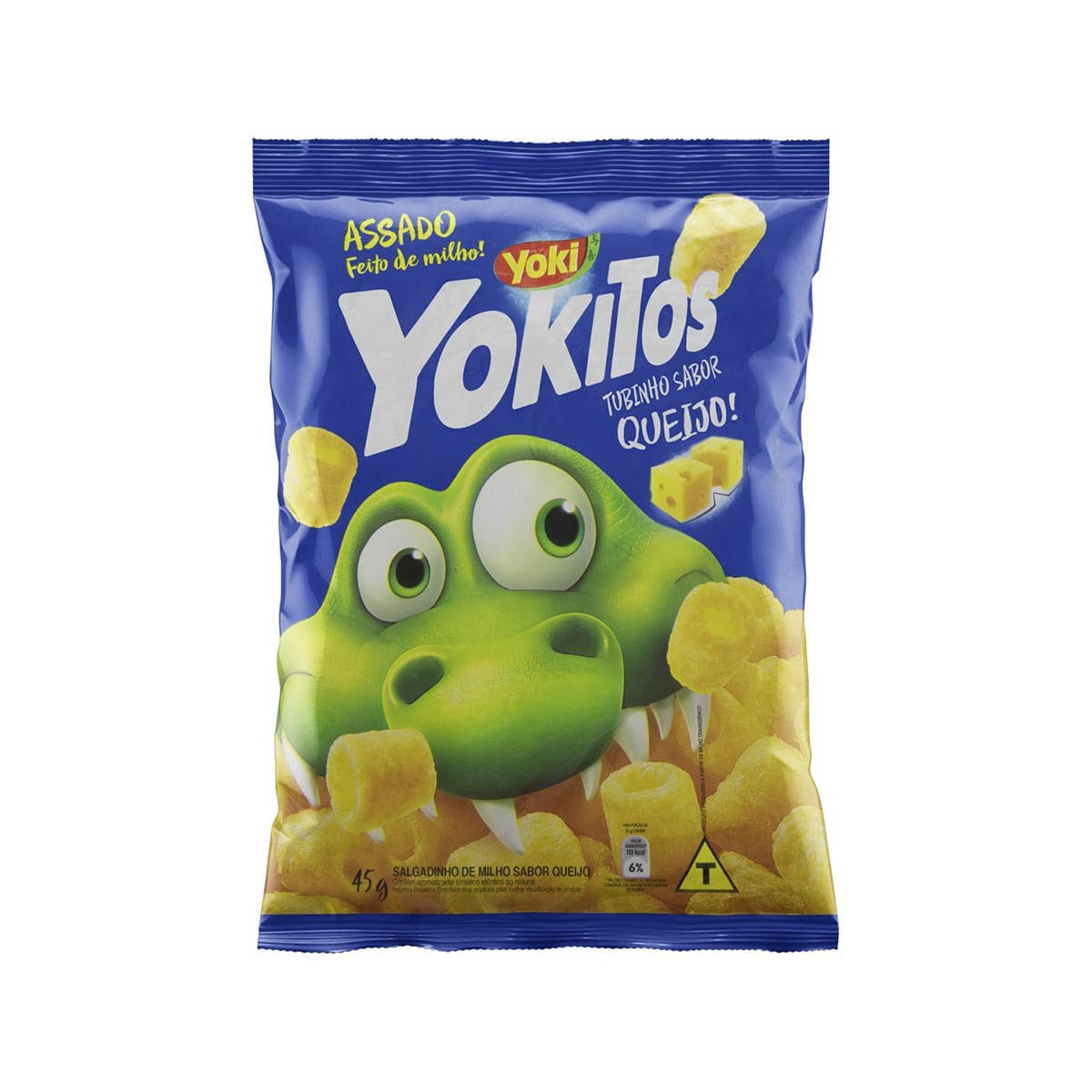 Salgadinho Yokitos Tubinho Sabor Queijo 45g