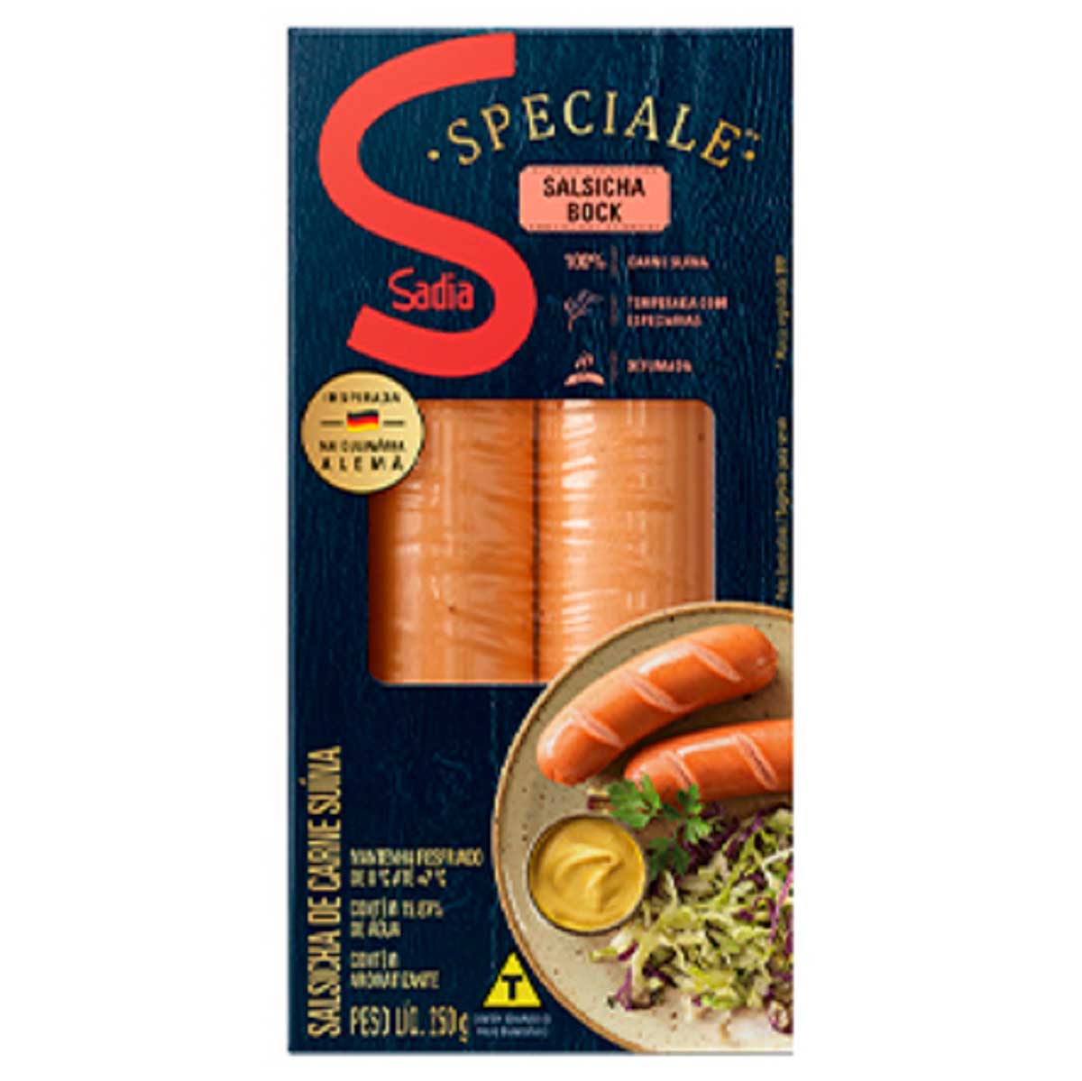 Salsicha Bock Tradicional Sadia Speciale 250g