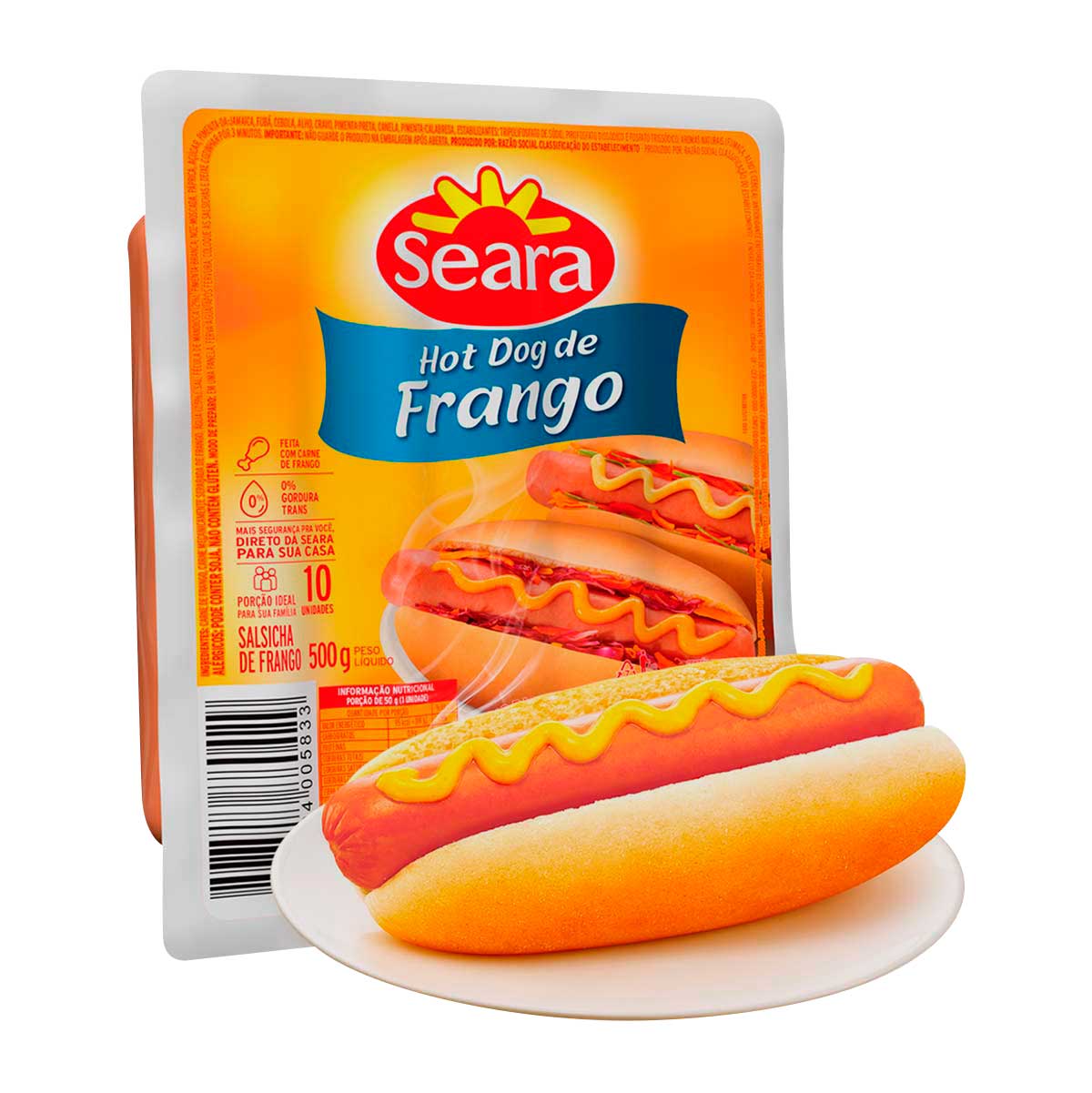 Salsicha de Frango Seara 500g