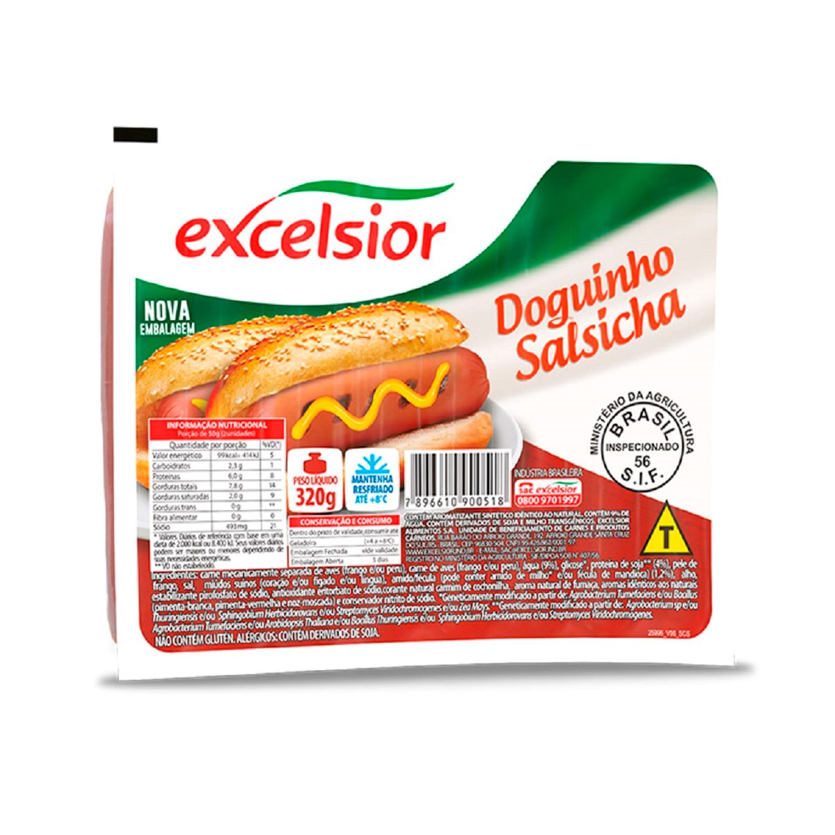 Salsicha Doguinho Excelsior 320 g