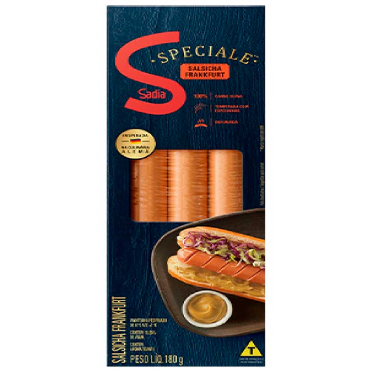 Salsicha Frankfurt Sadia Speciale 180g