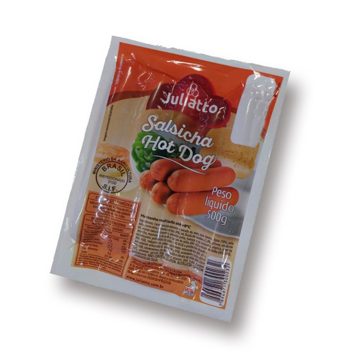 Salsicha Hot Dog Juliatto 500 g