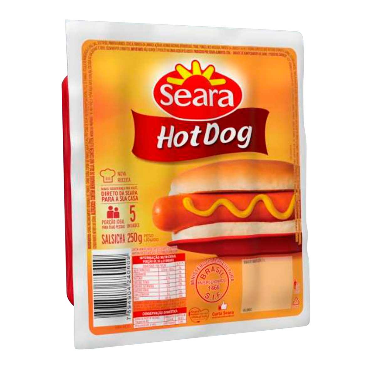 Salsicha Hotdog Seara 250 g