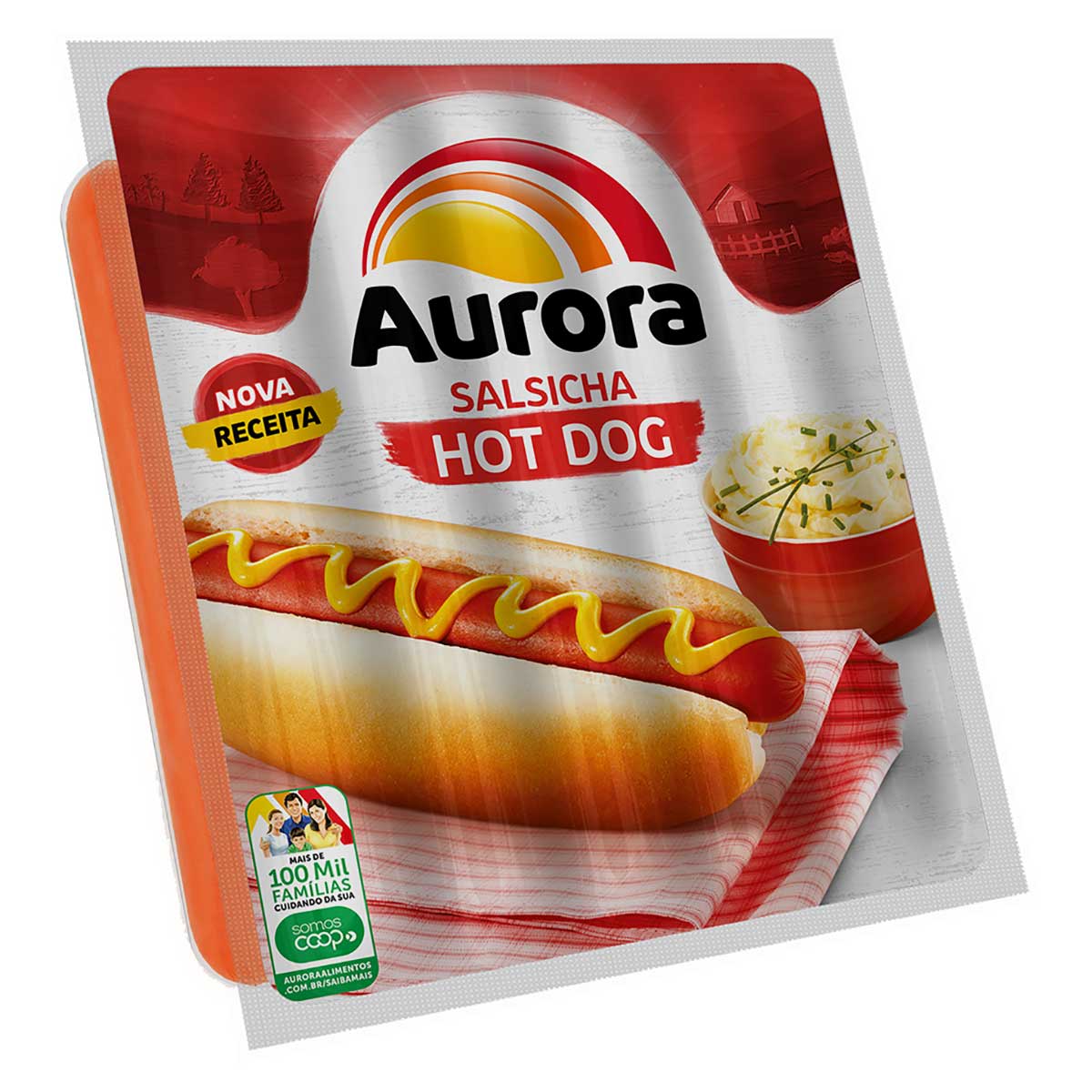 Salsicha Tradicional Aurora 500g