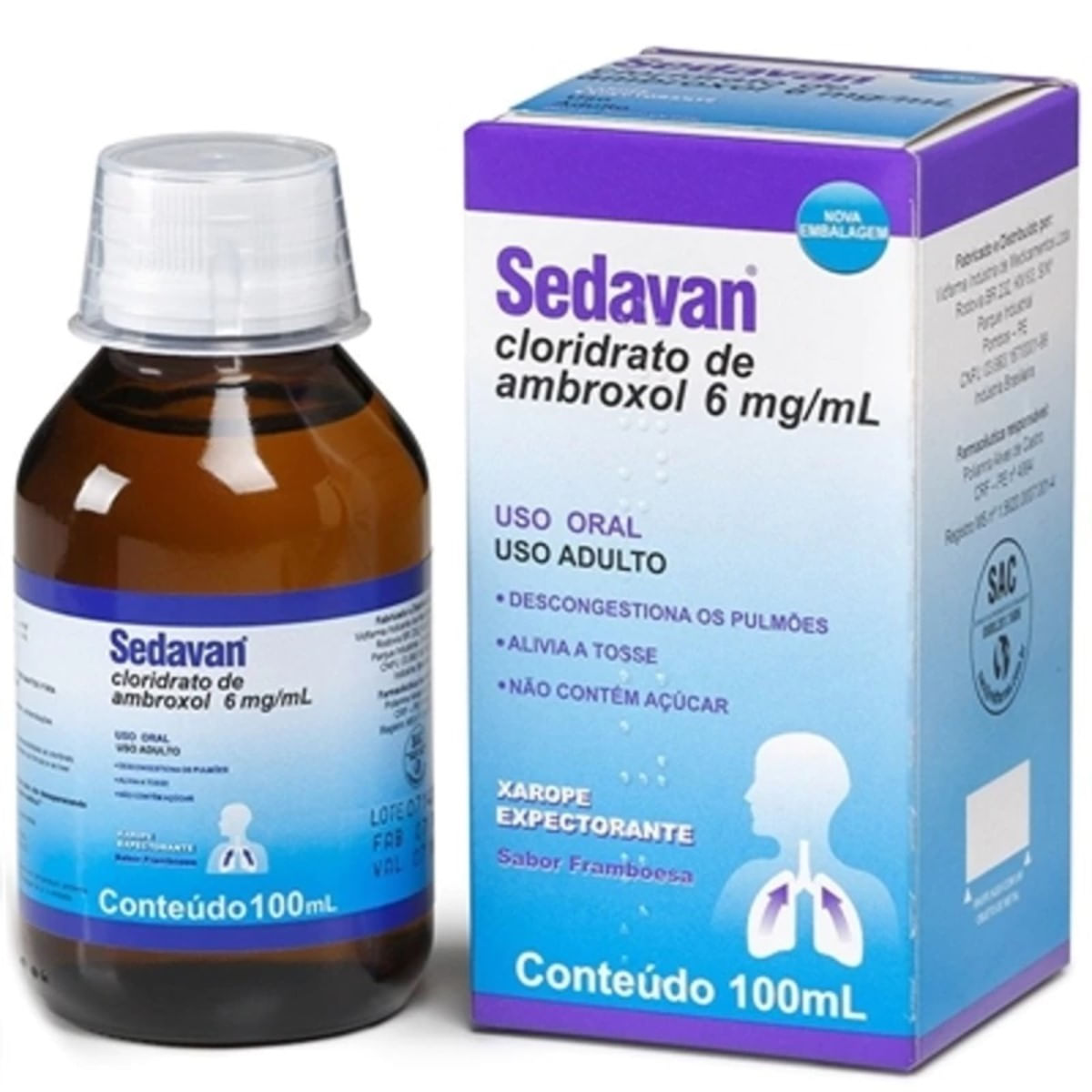 Sedavan Xarope Expectorante Adulto 100 ml