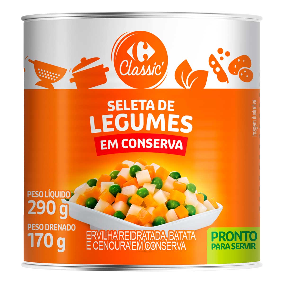 Seleta Legumes Carrefour 170g