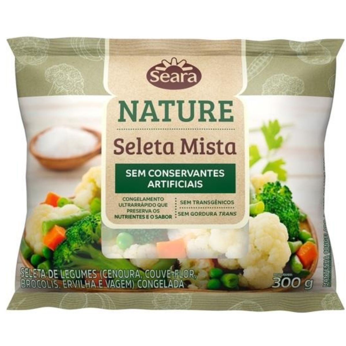 Selete de Legumes Congelada Seara Nature 300 g