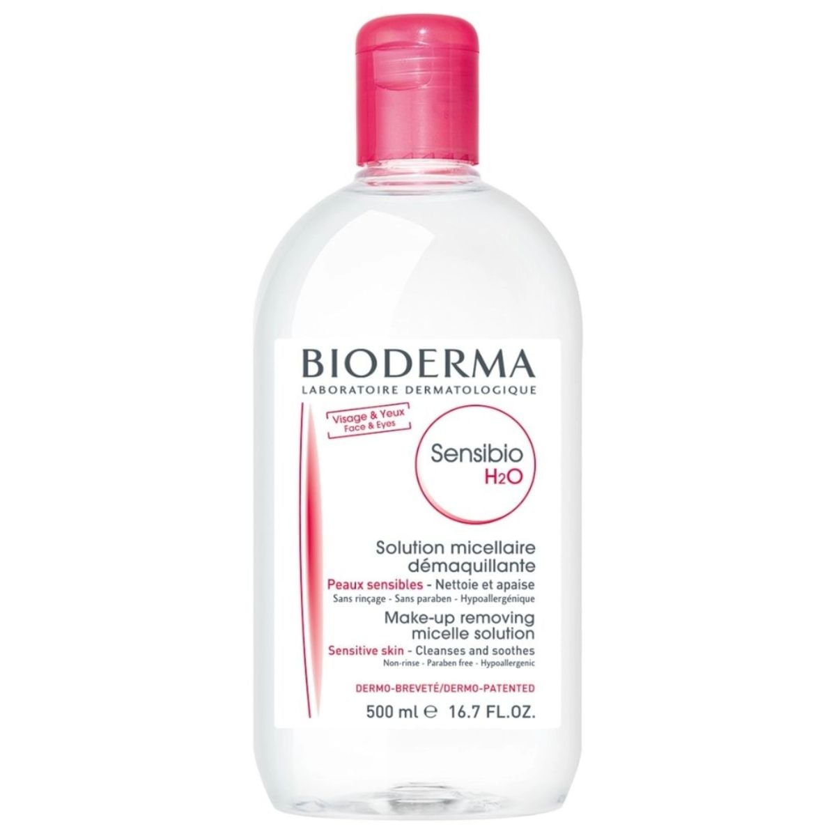 Água Micelar Demaquilante Bioderma Sensibio H2O Calmante Com 500ml