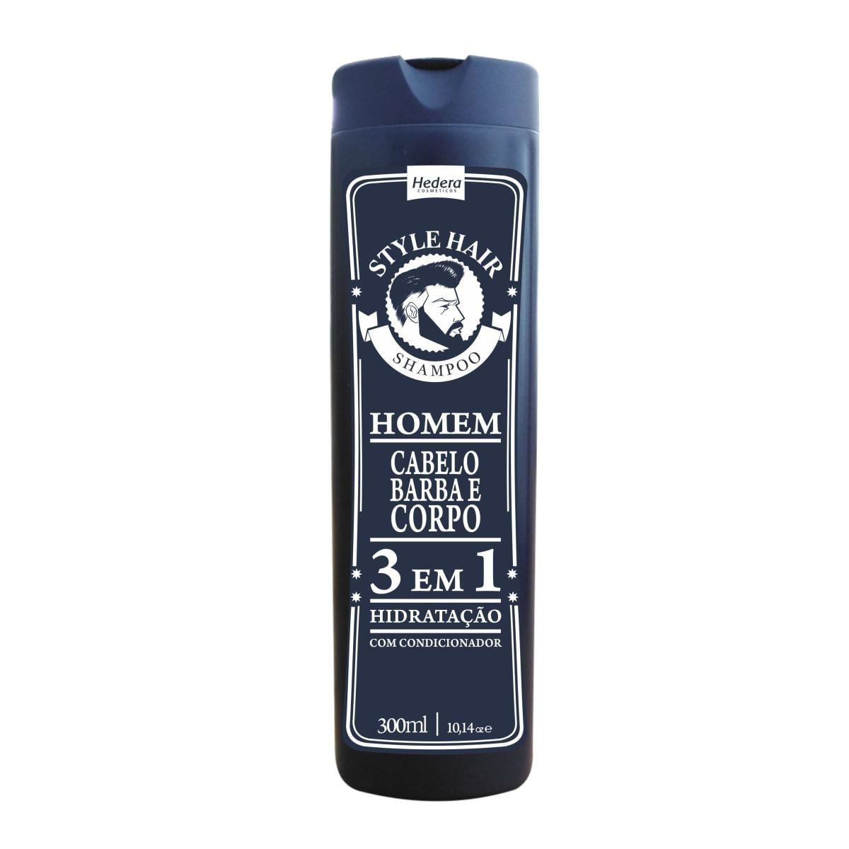 Shampoo Hedera Homem 3 em 1 300 ml