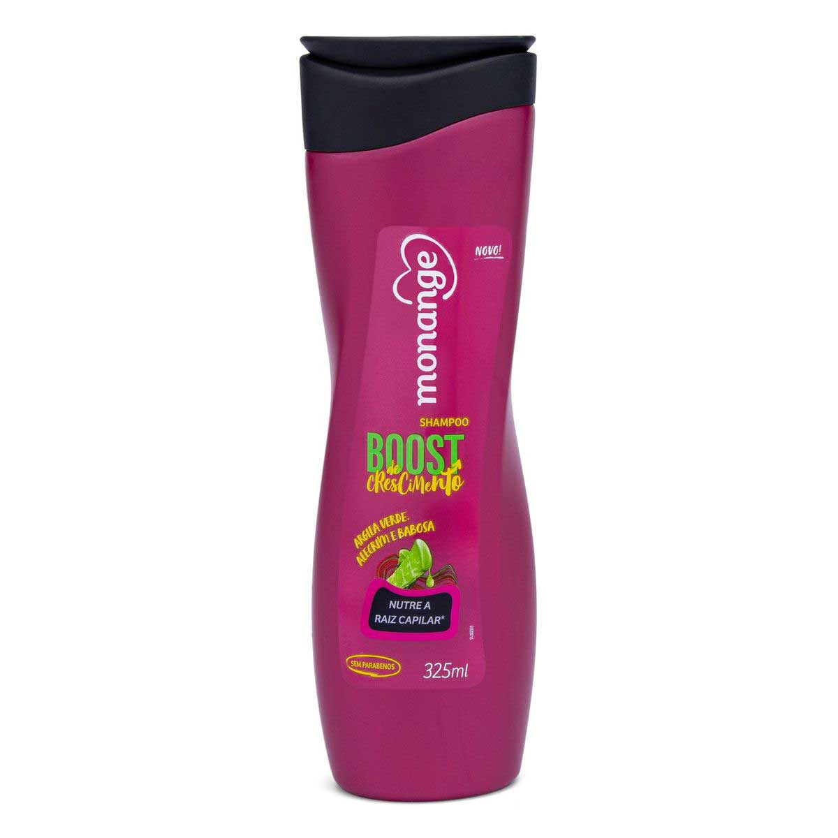 Shampoo Monange Boost de Crescimento 325 ml