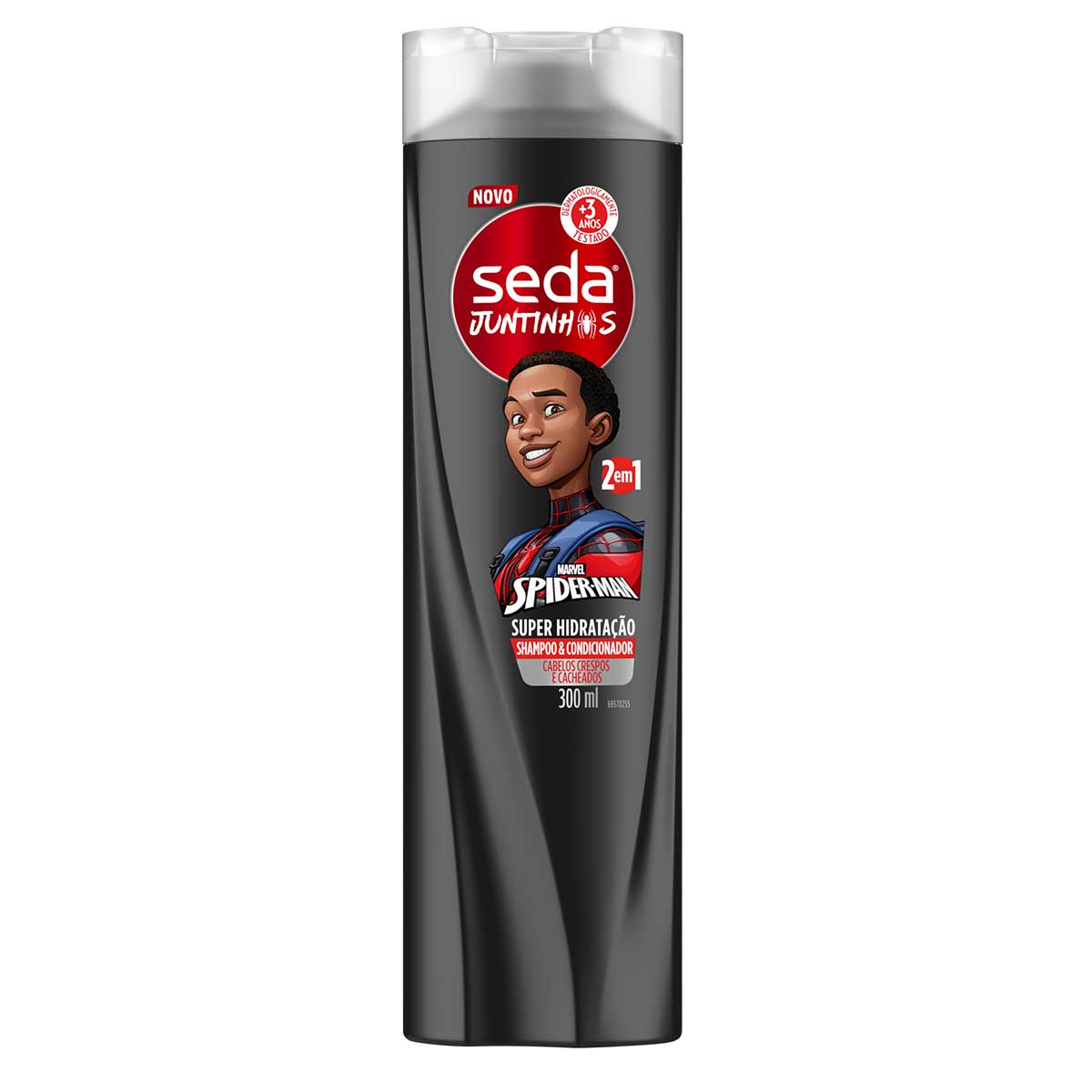 Shampoo Infantil 2 em 1 Seda Juntinhos Spider-Man 300ml