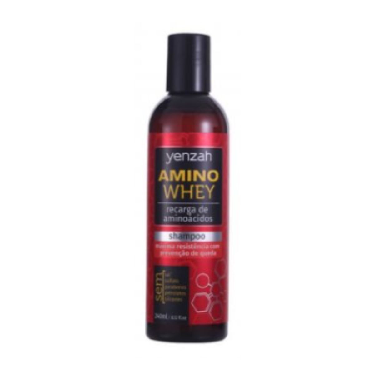 Shampoo Yenzah Amino Whey com 240 ml