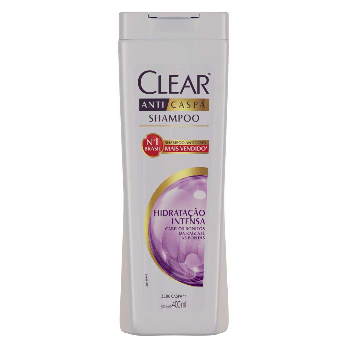 Shampoo Anticaspa Clear Women Hidratação Intensa 400ml